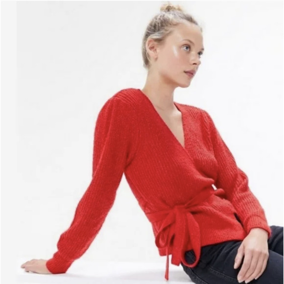 Urban Outfitters Red Tuscany Wrap Tie 